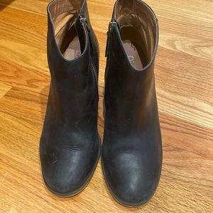 BP Black Leather Booties in size 8